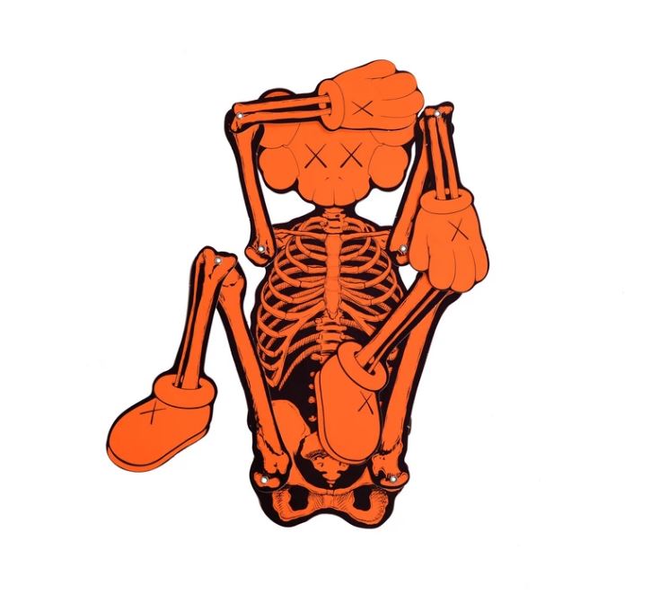 KAWS - Skeleton (Orange)